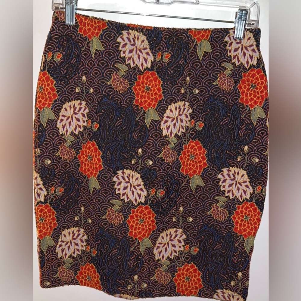 (Size:8)Floral print Skirt
